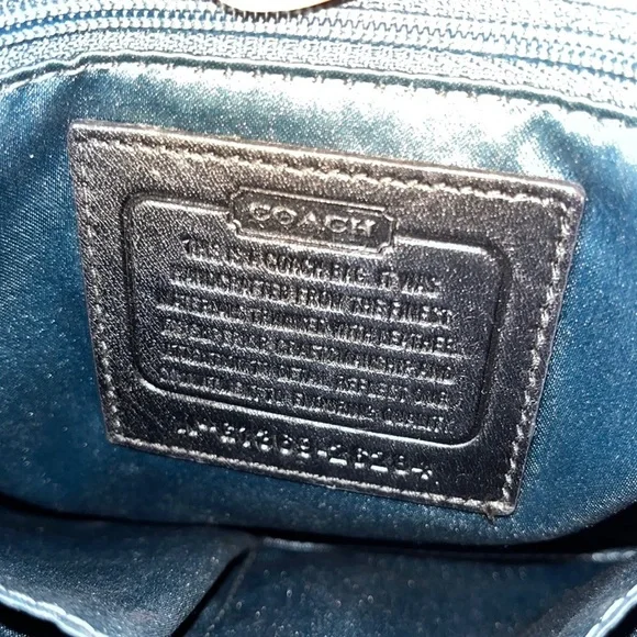 Coach Black Leopard Crossbody Purse - Picture 8 of 9